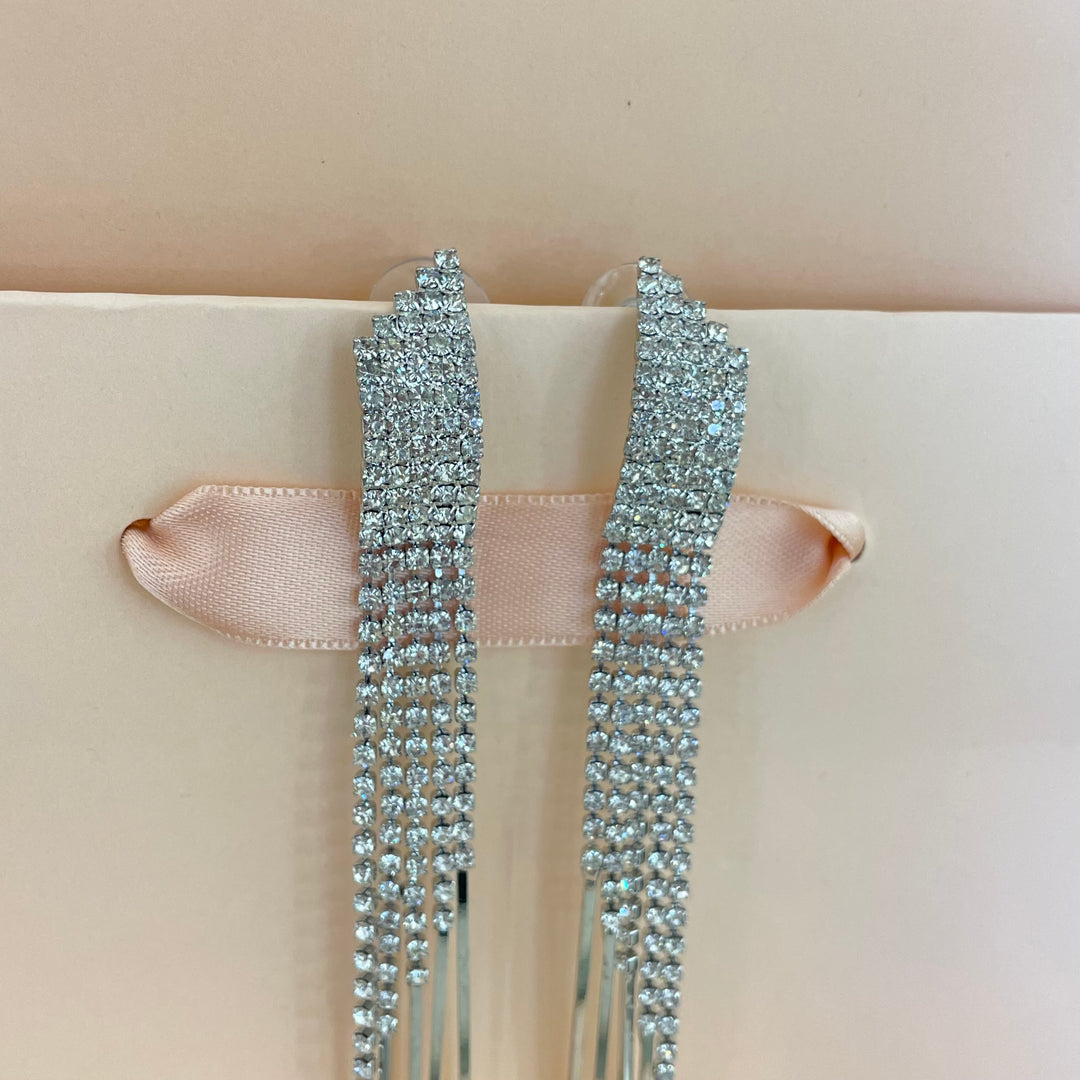 Long fringe earrings