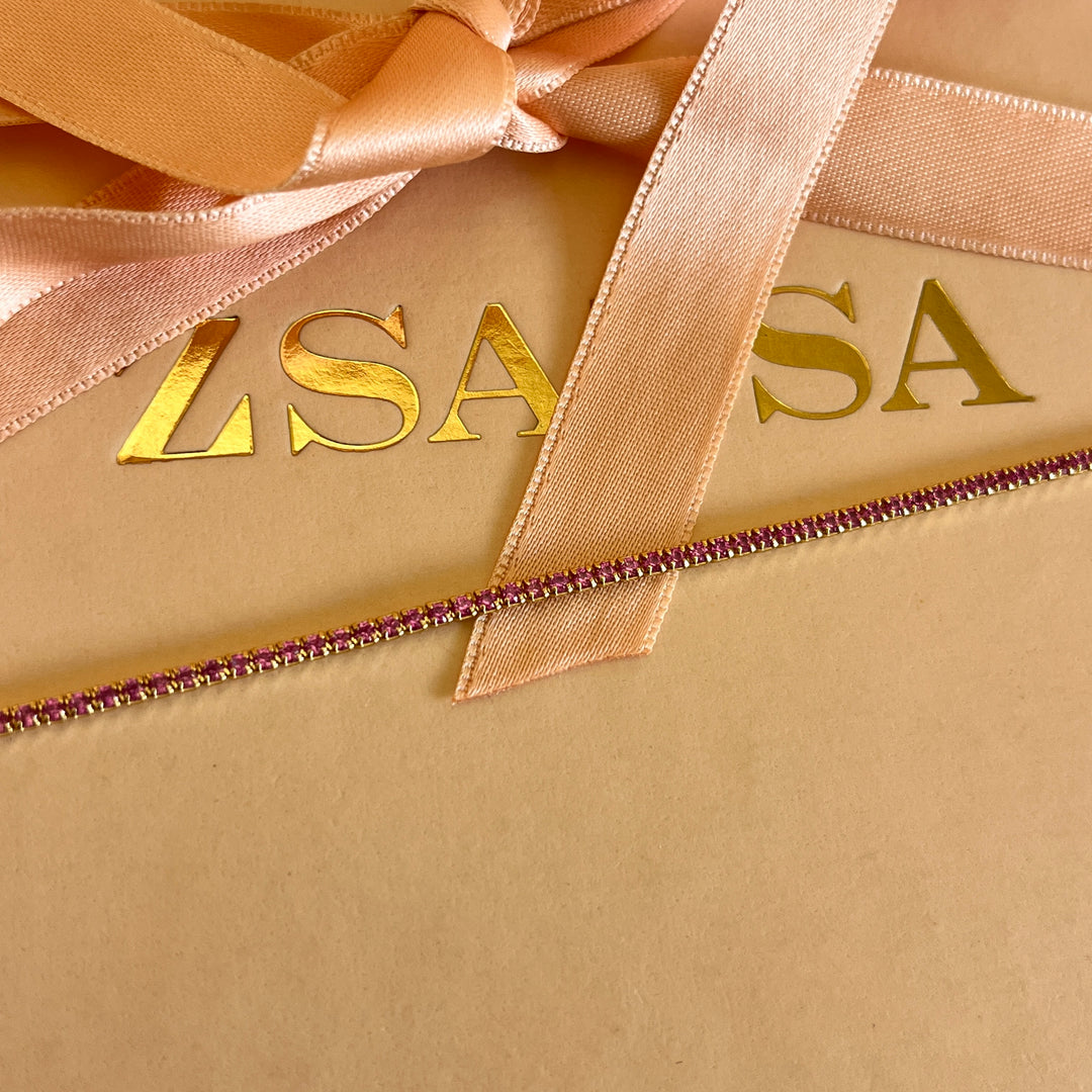 Pink zircone bracelet