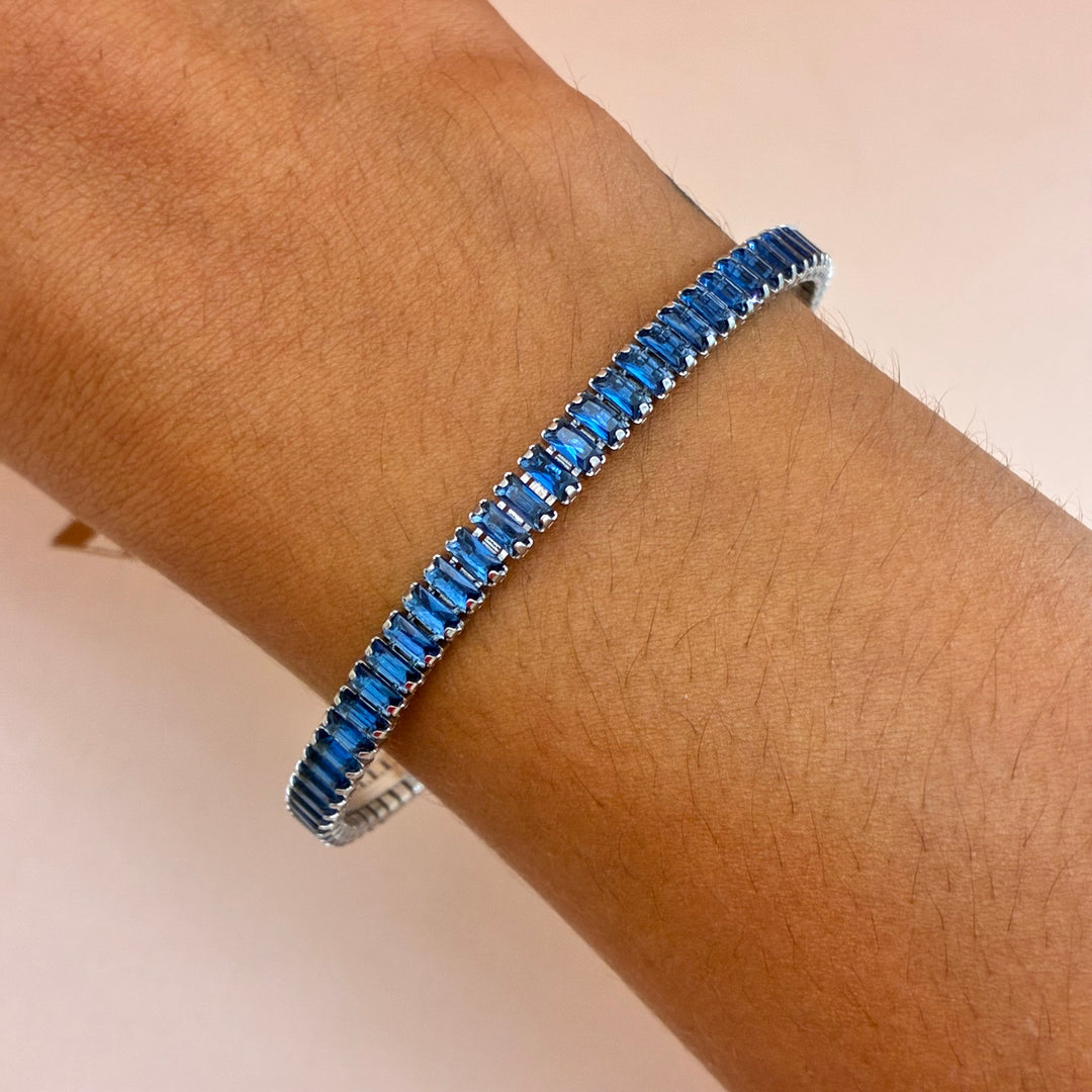 Baguette navy blue stainless steel set