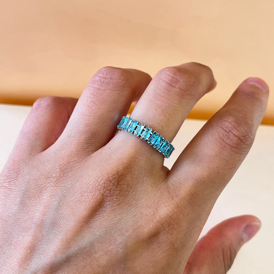 Turquoise zircone set