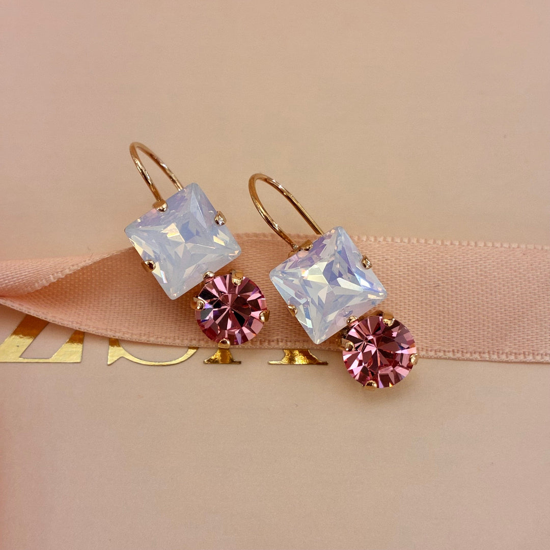 Pink rose gold plated set