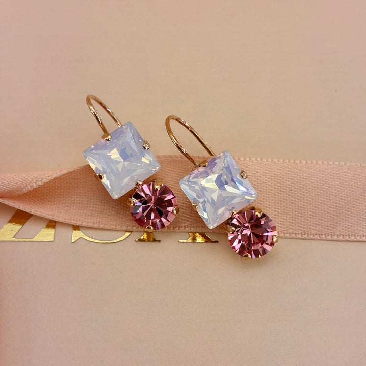 Pink rose gold plated set