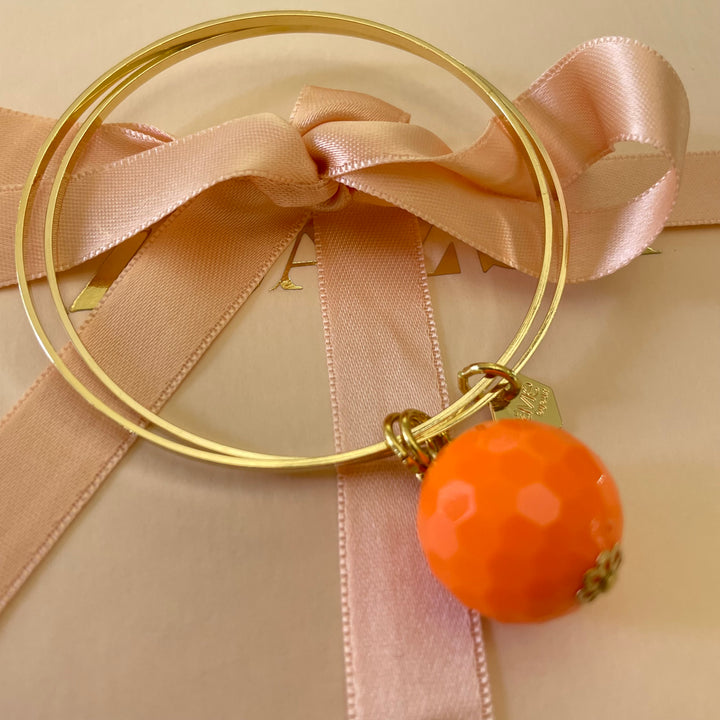 Neon ball summer bangle