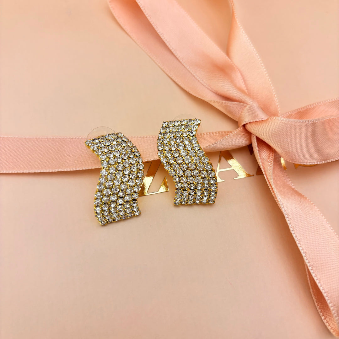 Rhinestone earrings