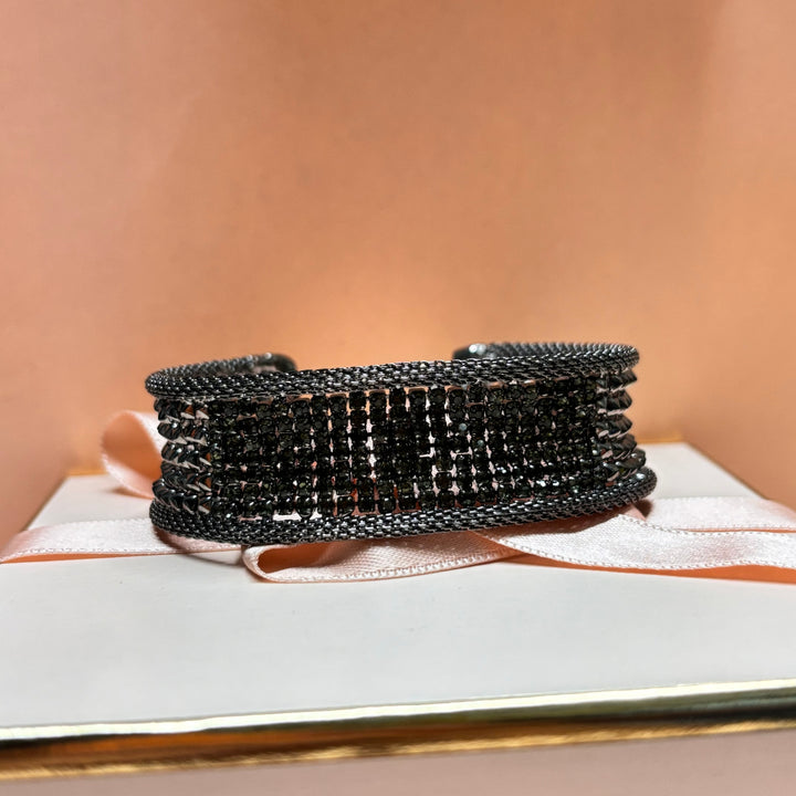 Statement grey bangle