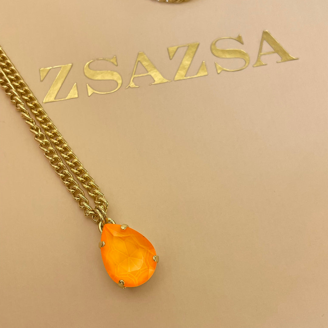 Neon orange summer set