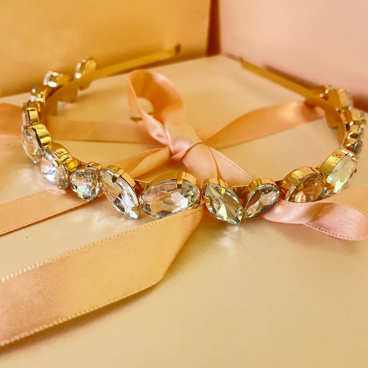 Oval Big stones headband