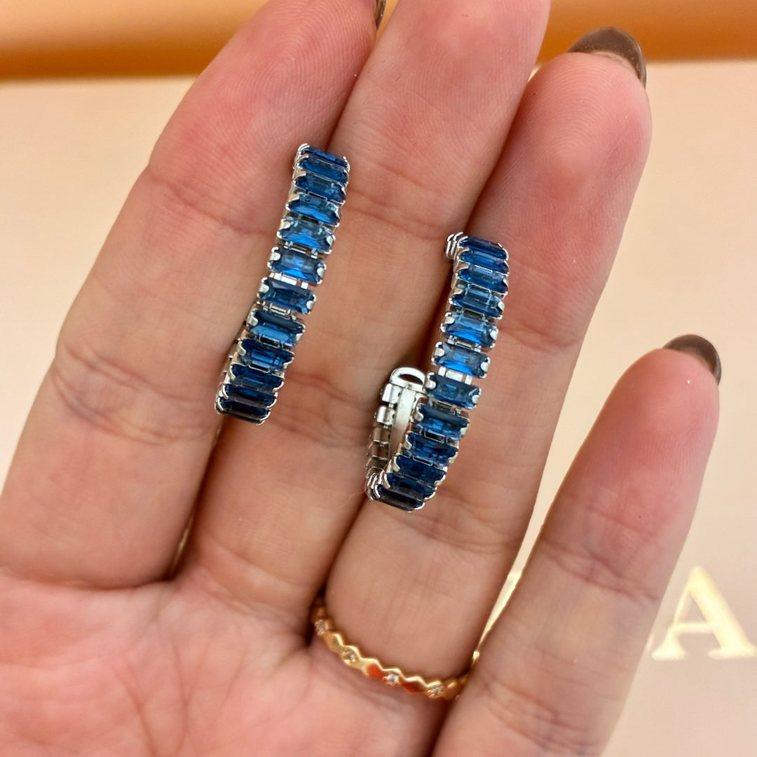 Baguette navy blue stainless steel set