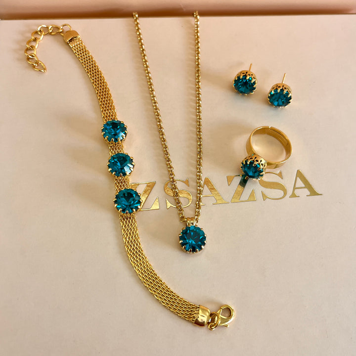 Verdemar preciosa crystals set