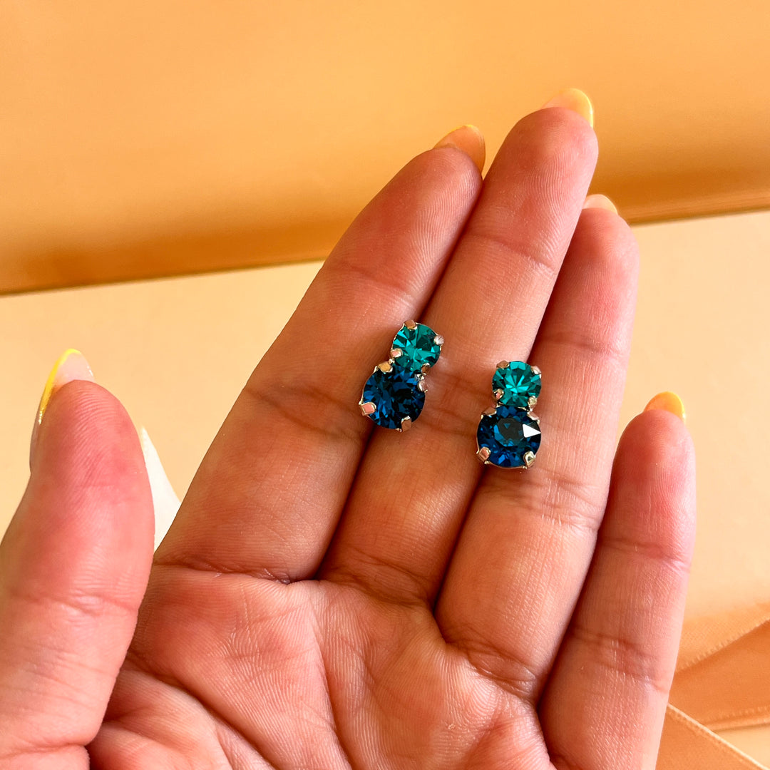 Verdemar preciosa crystals studs