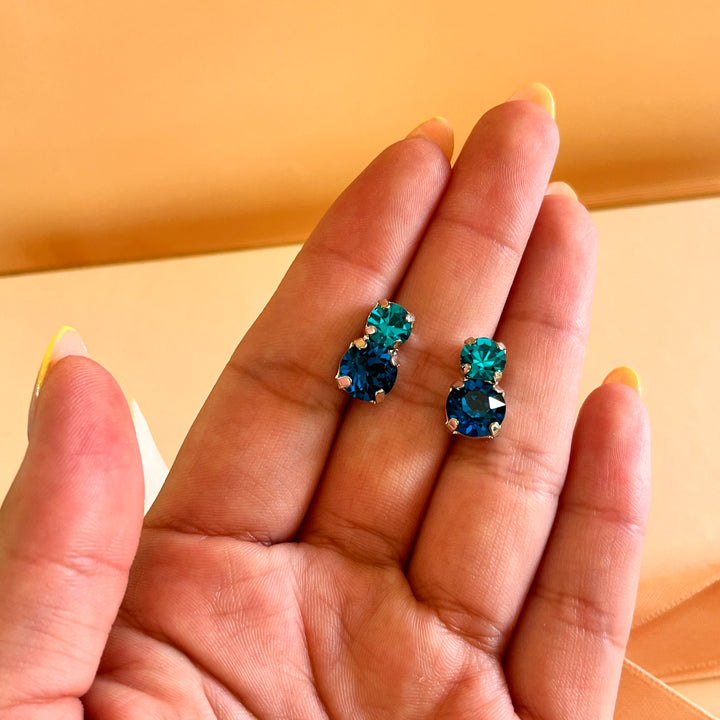 Verdemar preciosa crystals studs