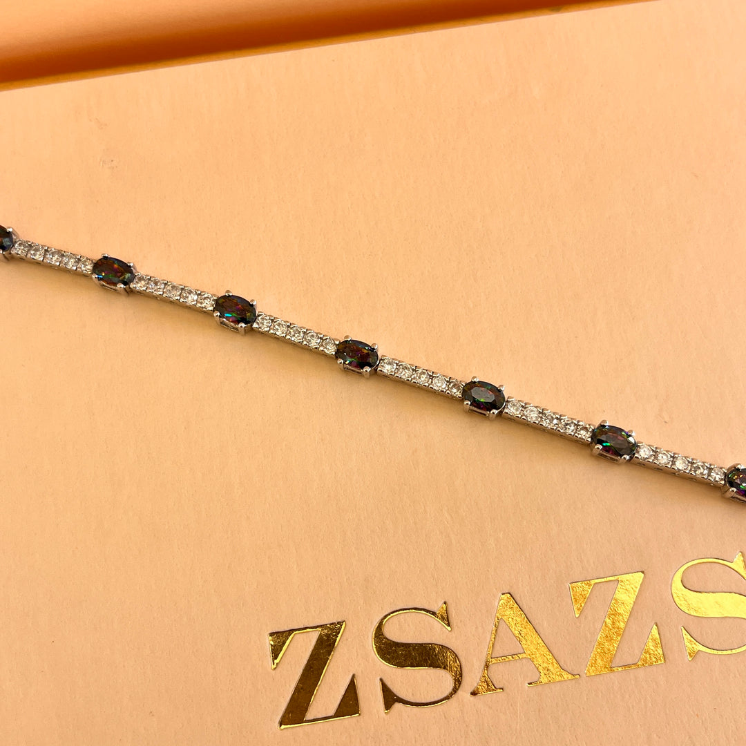 Watermelon zircone bracelet