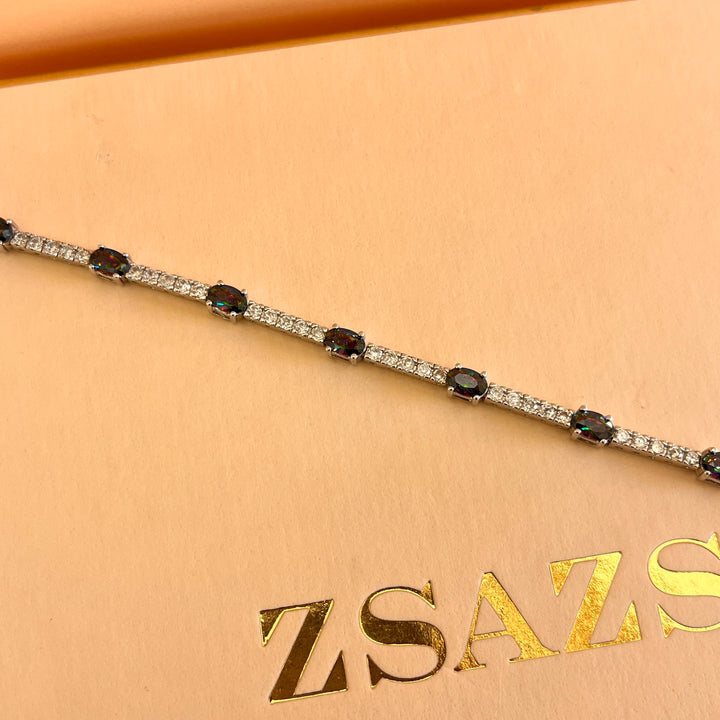 Watermelon zircone bracelet