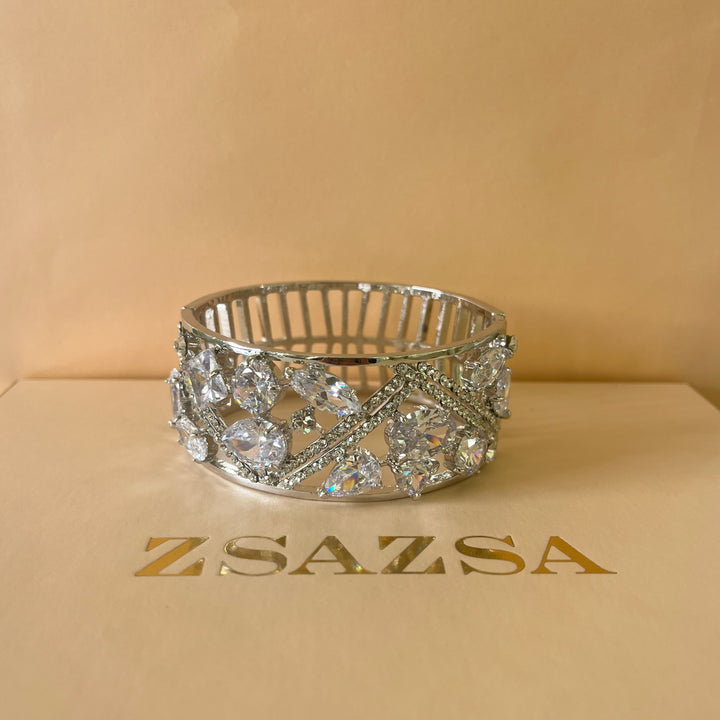 Multistone zircone bangle
