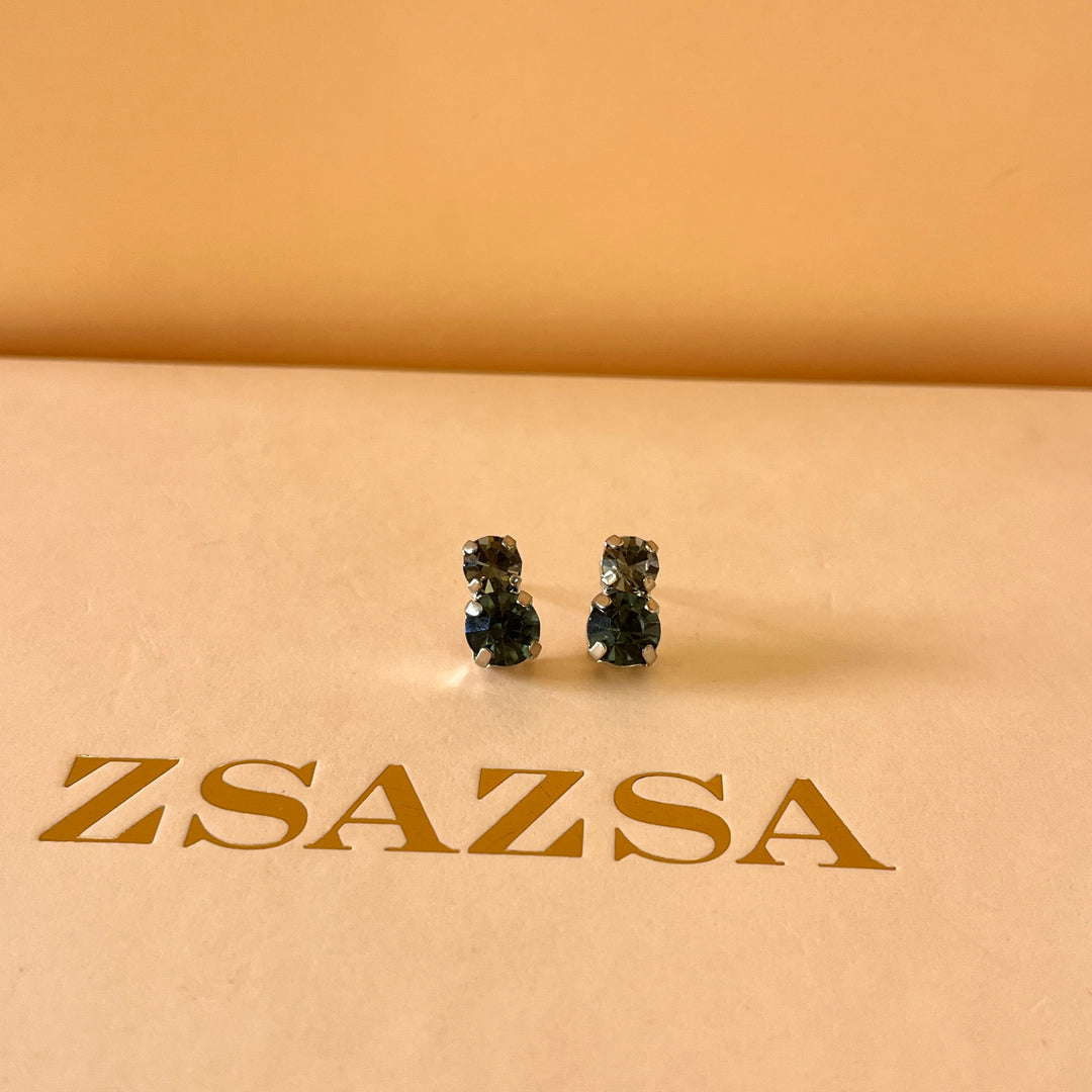 Grey Preciosa crystals set