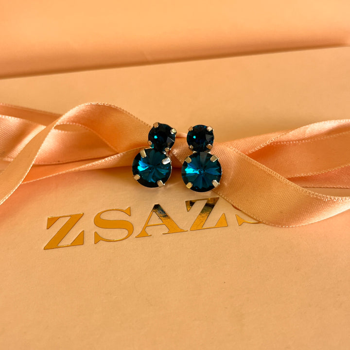 Verdemar preciosa crystals studs