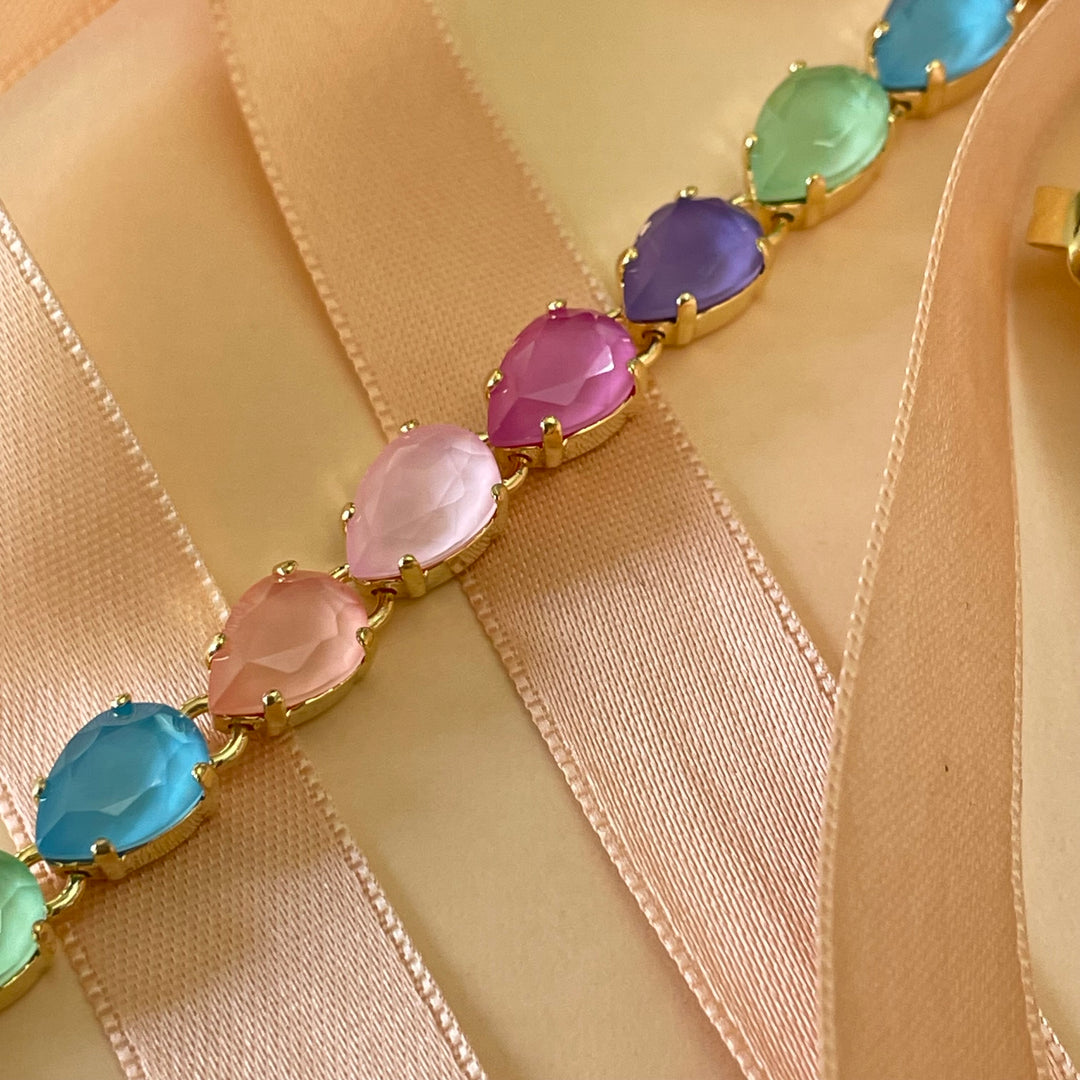 Multicolour Swarovski crystals Set