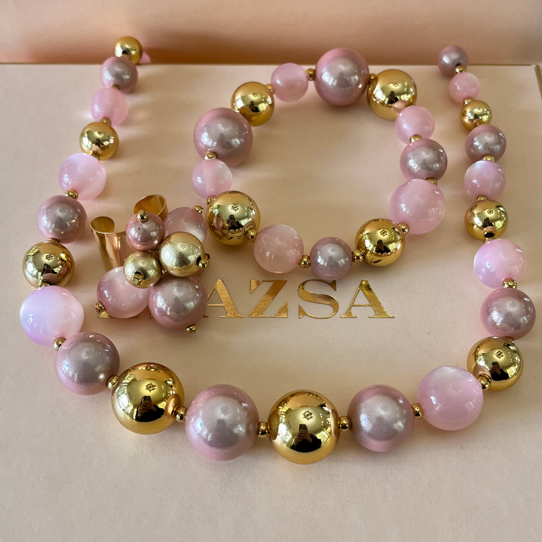 Light pink resin set