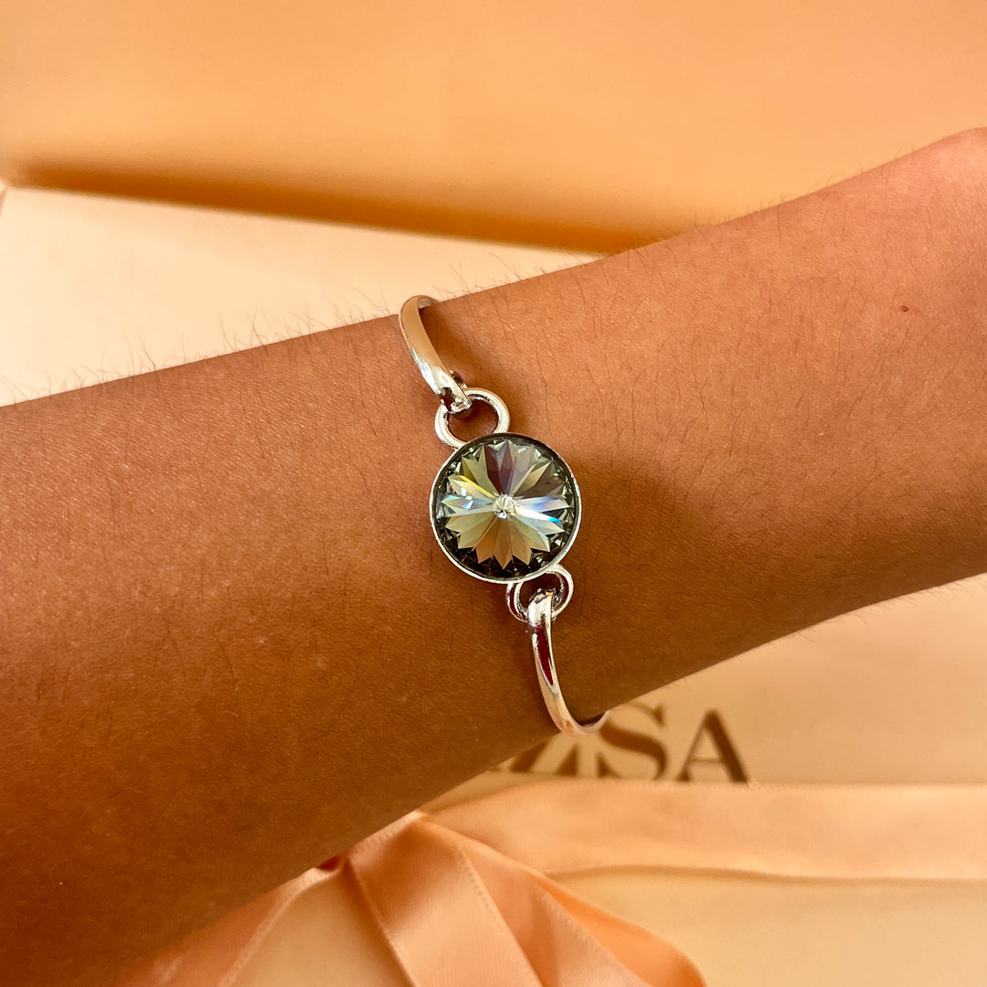 Grey Swarovski crystals set