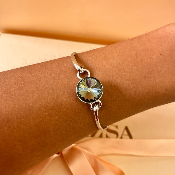 Grey Swarovski crystals set