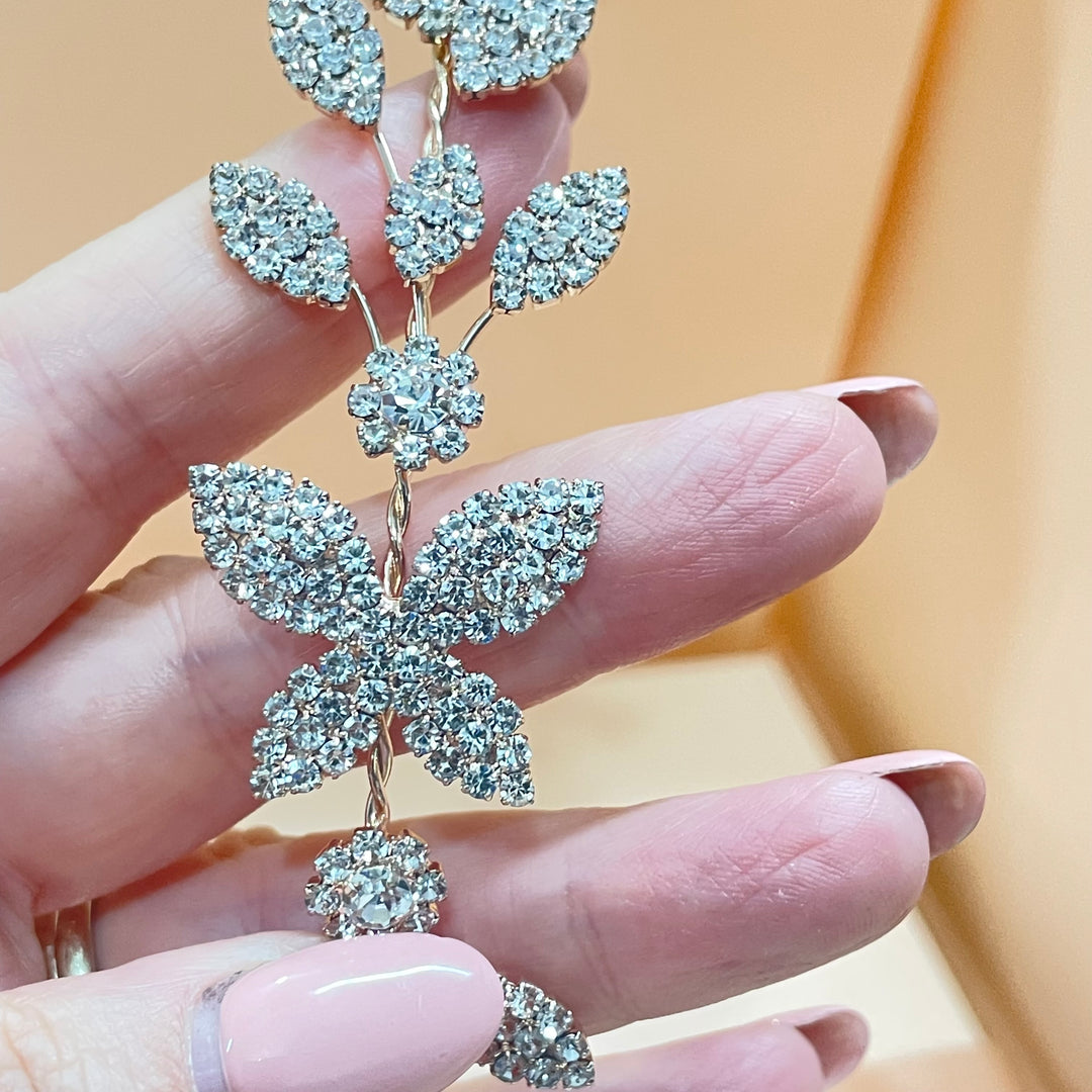 Rose gold Butterfly detail headpiece