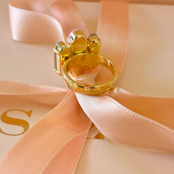 Elegant Light pink Swarovski crystals set