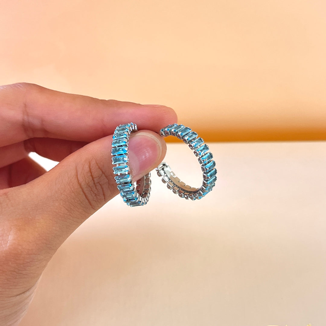 Turquoise zircone set