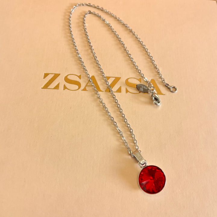 Red Swarovski crystals set