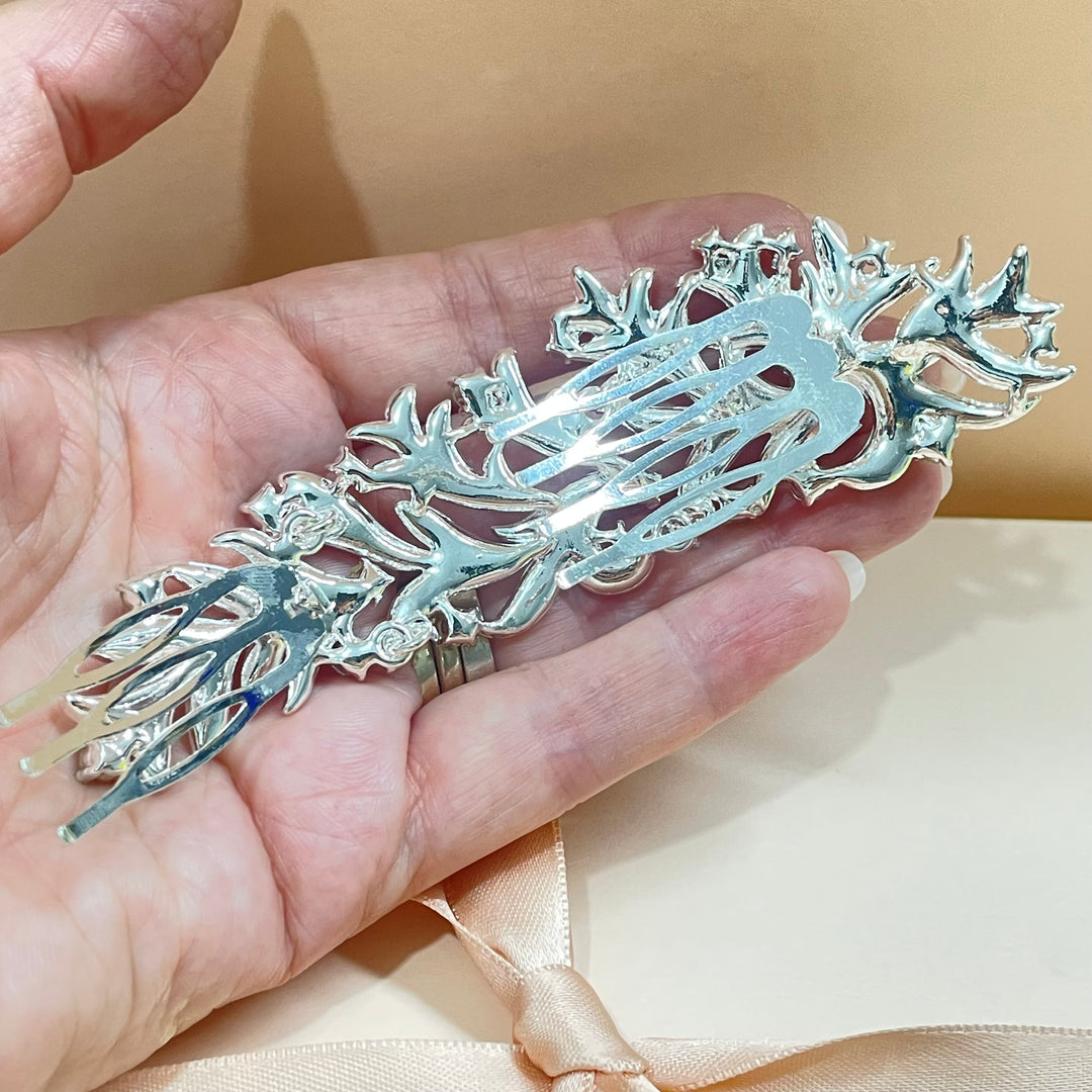 Side comb gold or silver