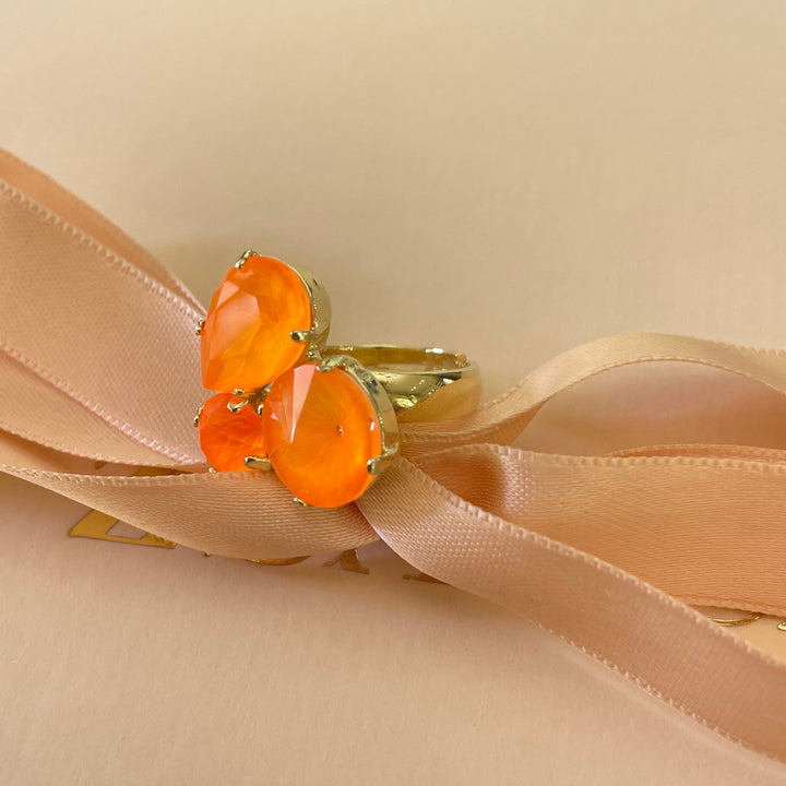 Neon orange summer set