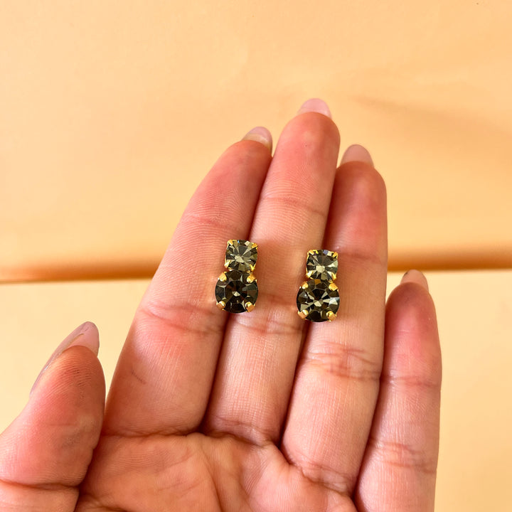 Grey Preciosa crystals set