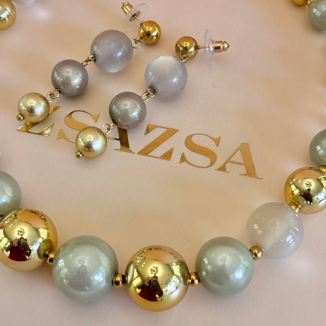 Bronze resin stainless steel set