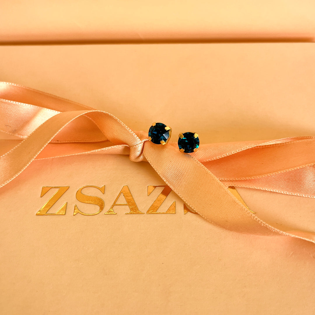 Verdemar preciosa crystals studs