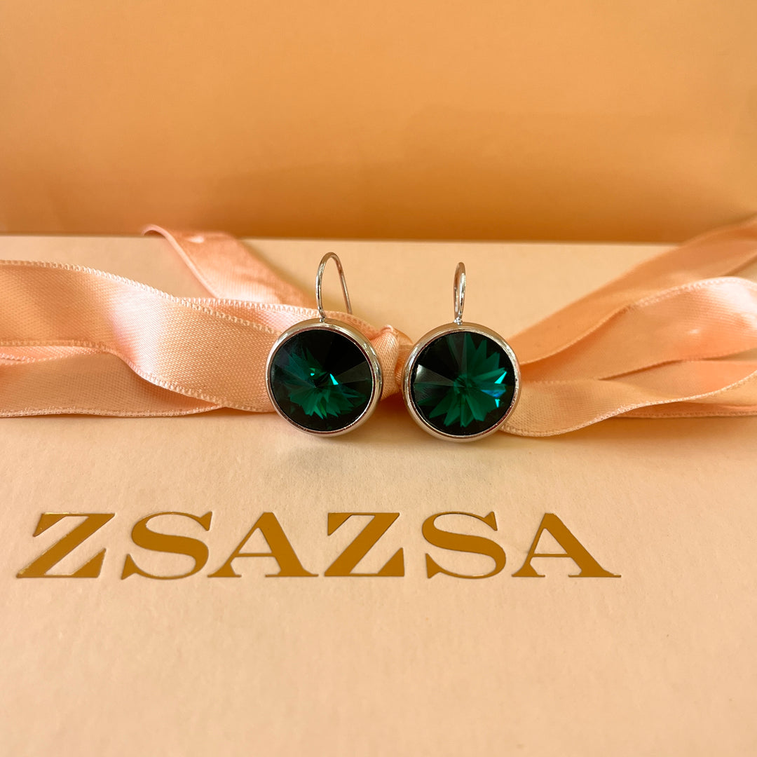 Dark green Swarovski Crystals set