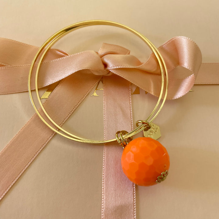 Neon ball summer bangle
