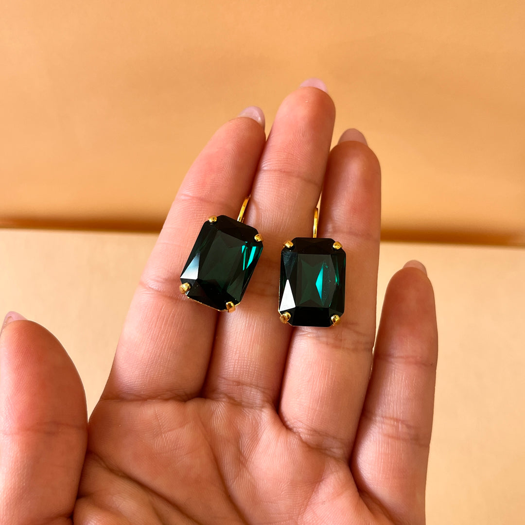 Shade of green Swarovski Crystals set