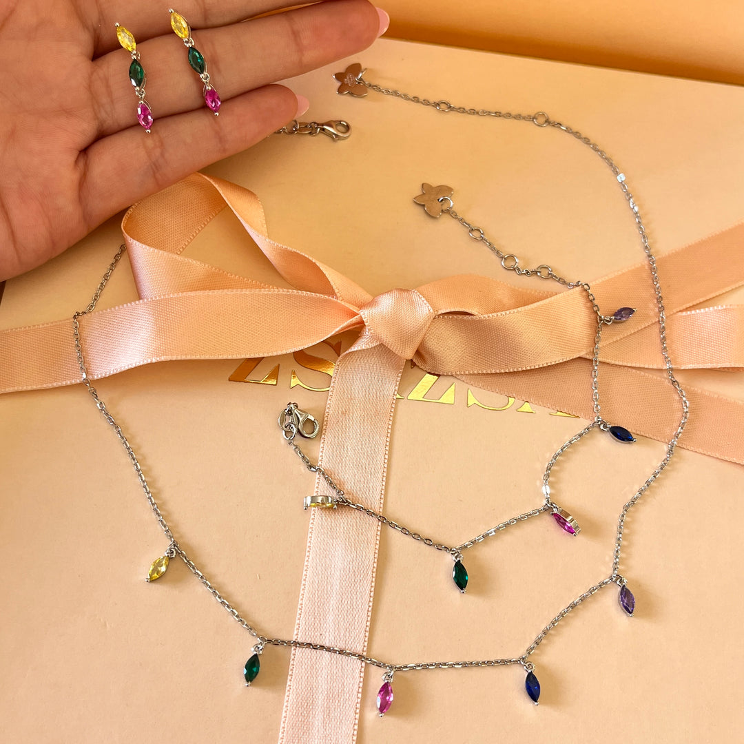 Multicolour zircone set