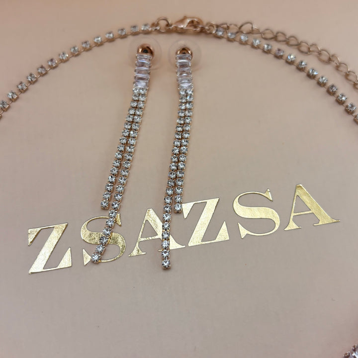 Elegant rhinestone set