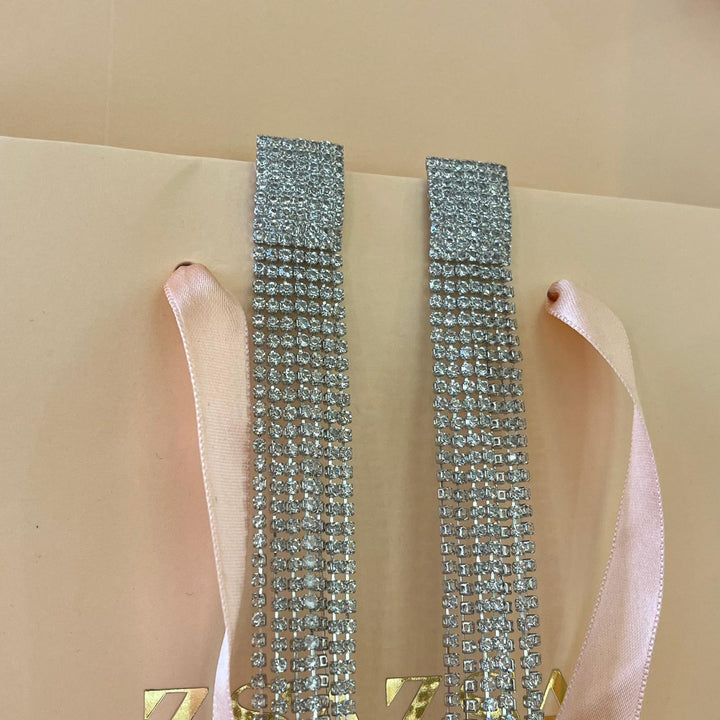 Long fringe earrings