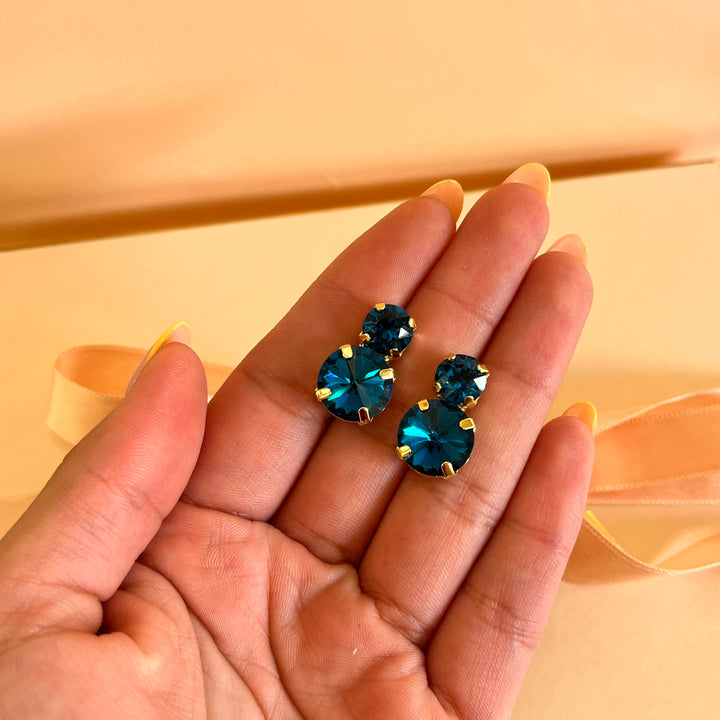 Verdemar preciosa crystals studs
