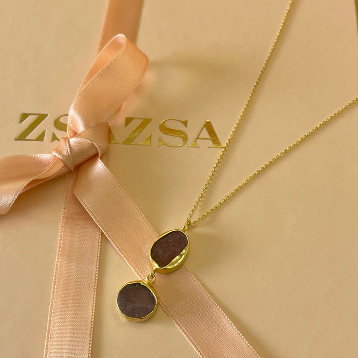 quartz & gold plated handmade  set