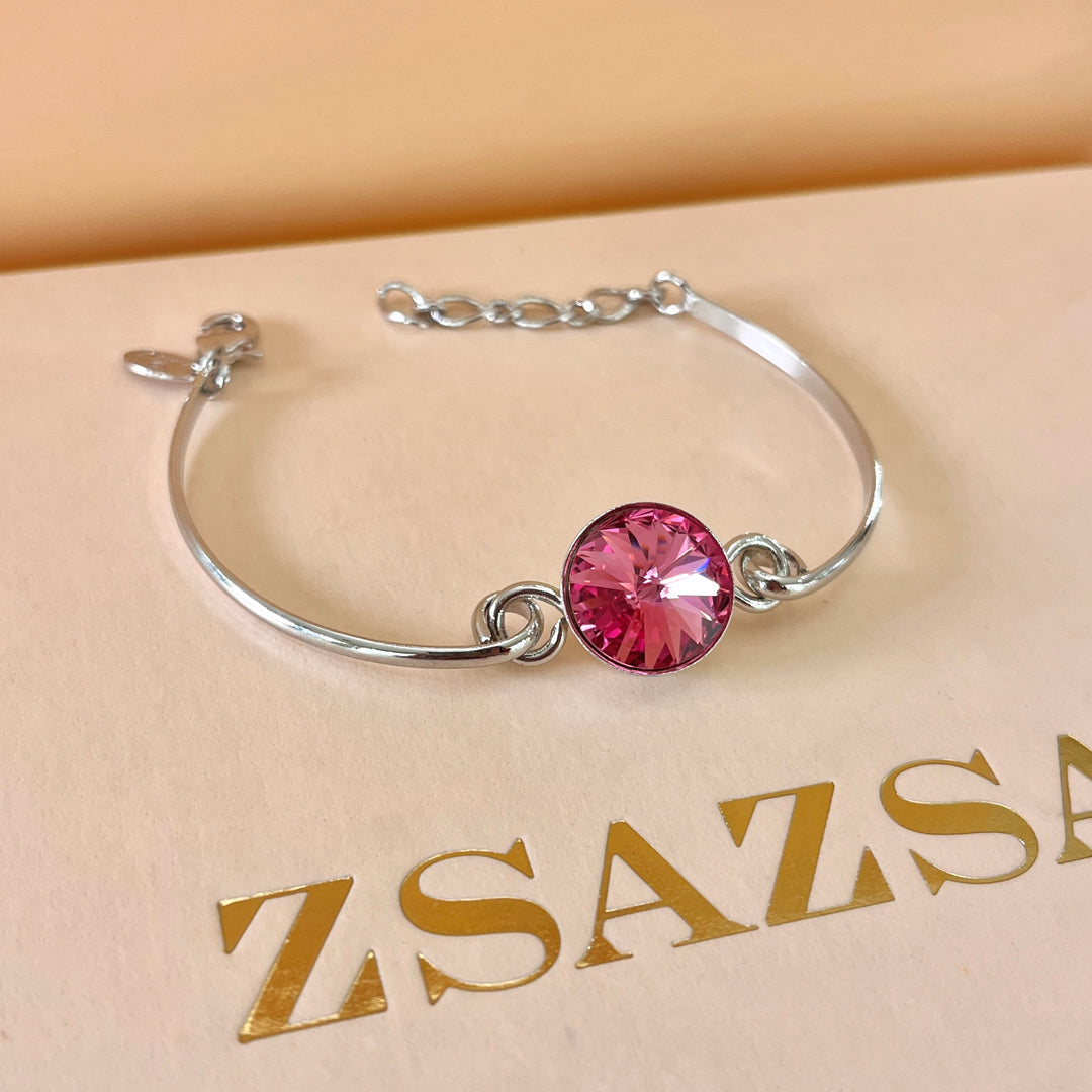 Pink Swarovski crystals set