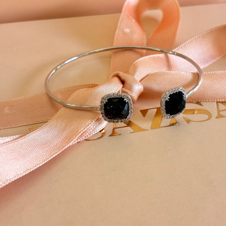 Black zircone bangle