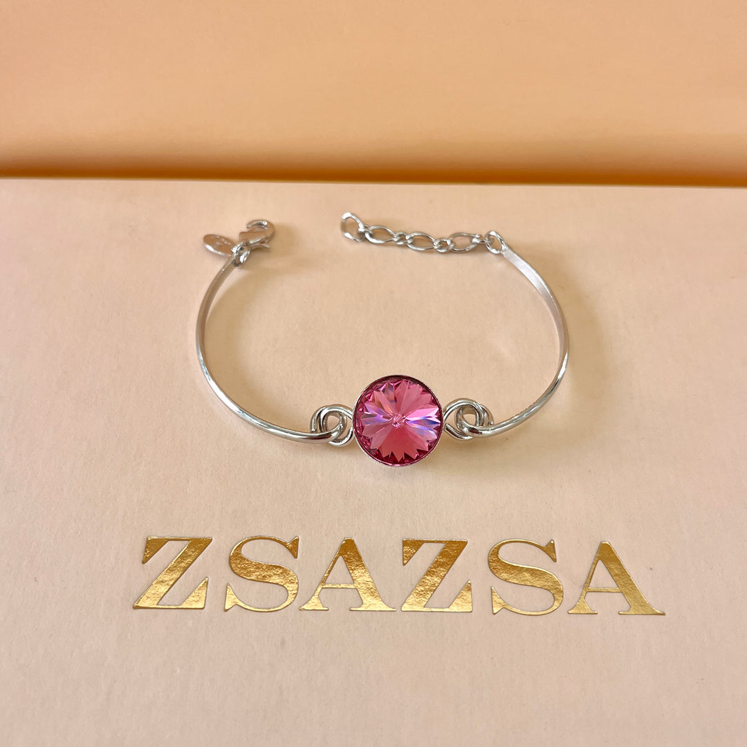 Pink Swarovski crystals set