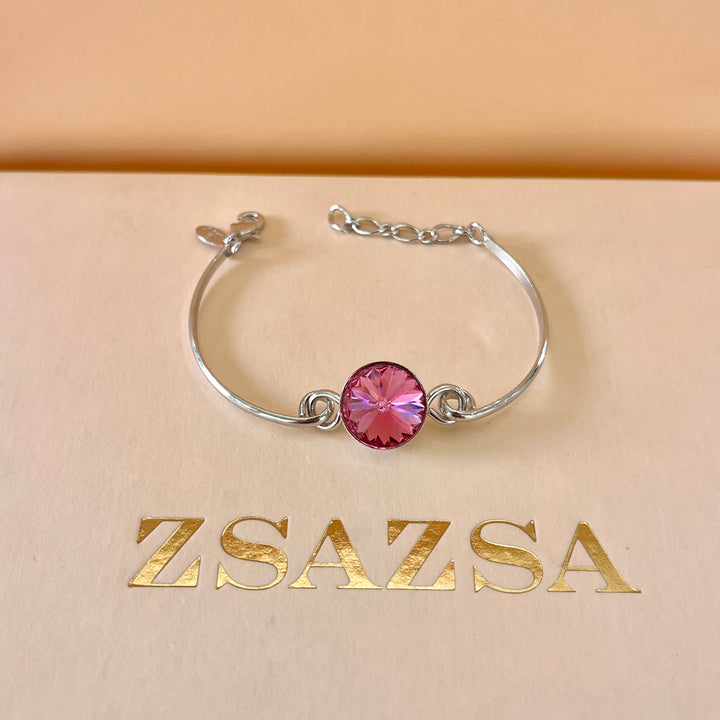 Pink Swarovski crystals set