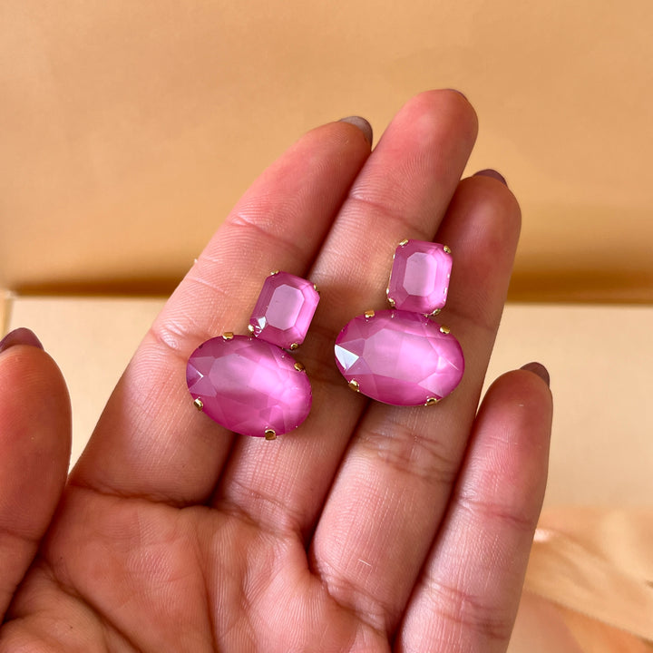 Pink Swarovski crystals set