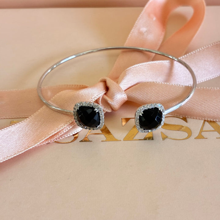 Black zircone bangle