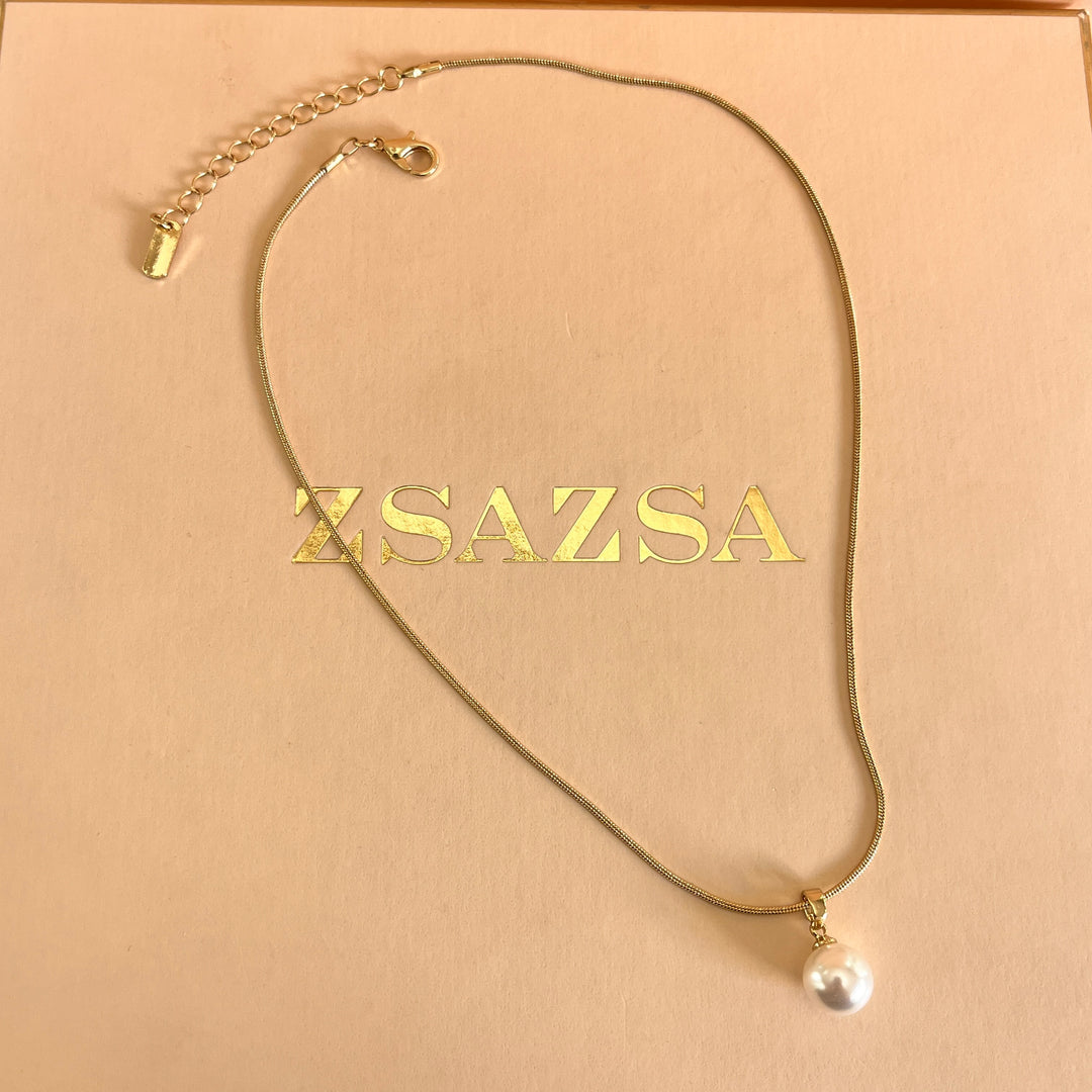 Pearl gold plated set