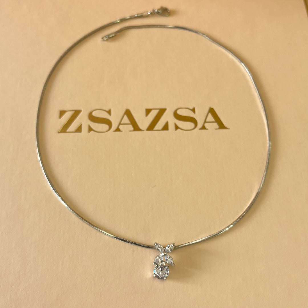 zircone round & flower set