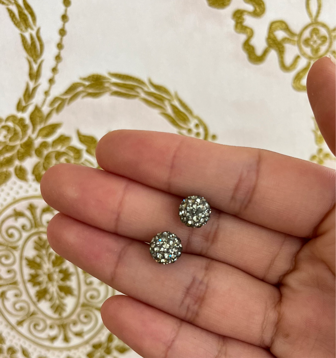 Black Mallorca silver Pearls set